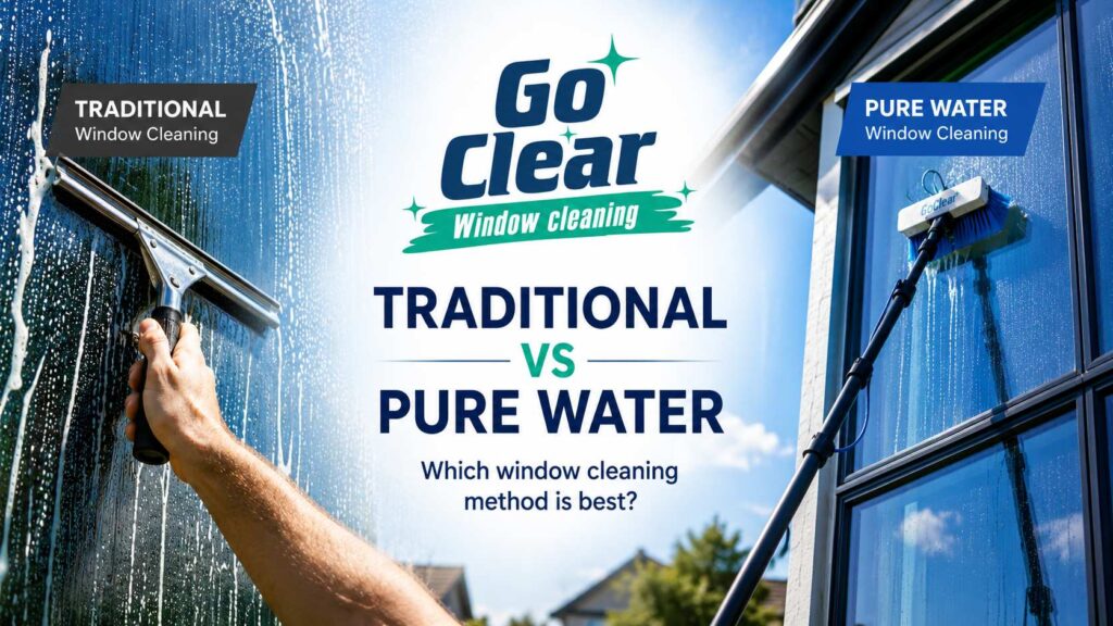 Traditional vs Pure Water Window Cleaning: Which Method is Better?